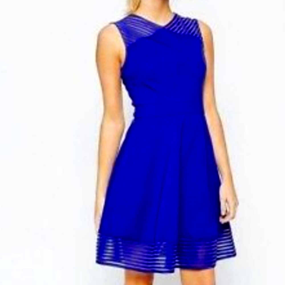 Ted Baker dress navy blue size 1